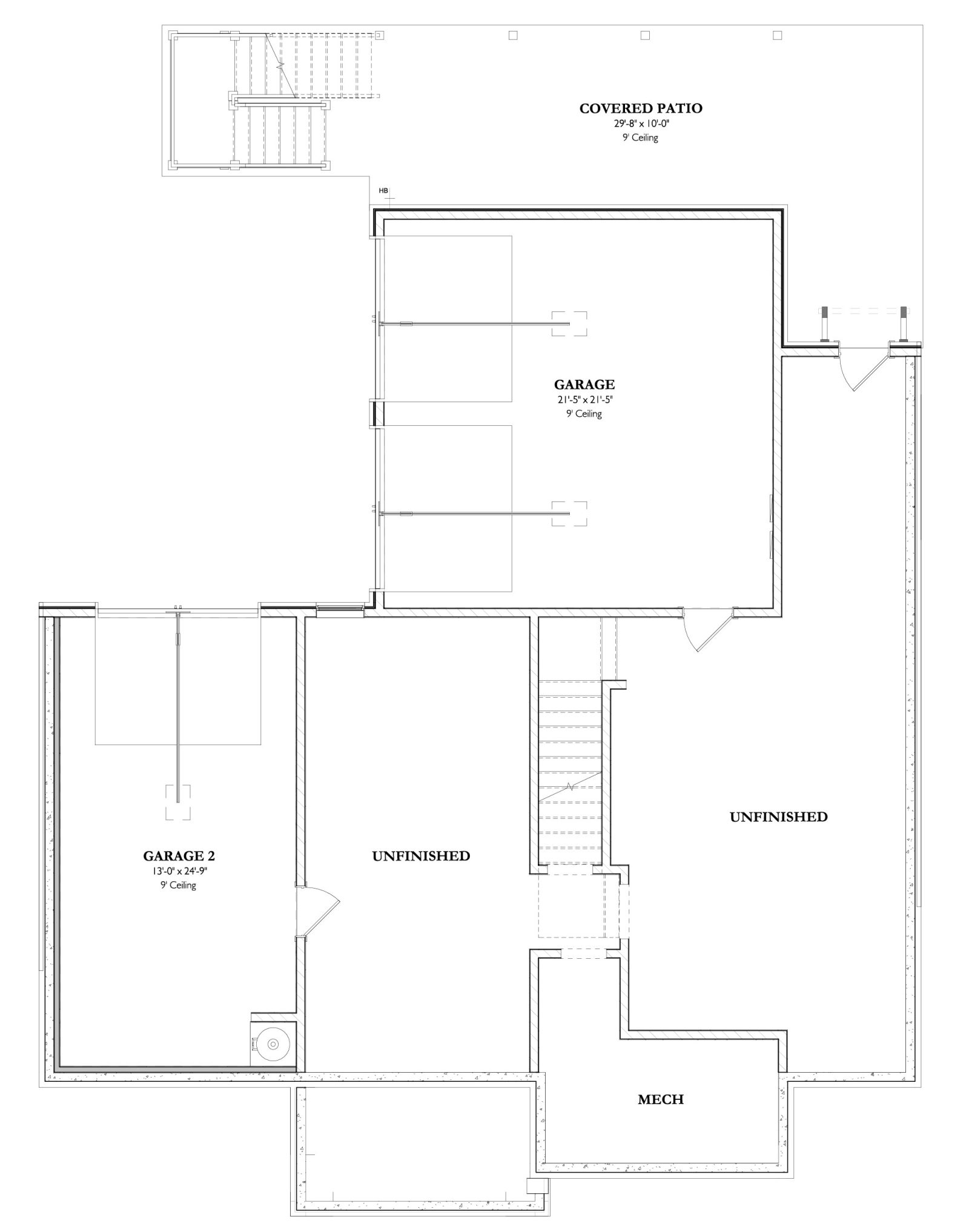 The Haughton 1BBasement Level