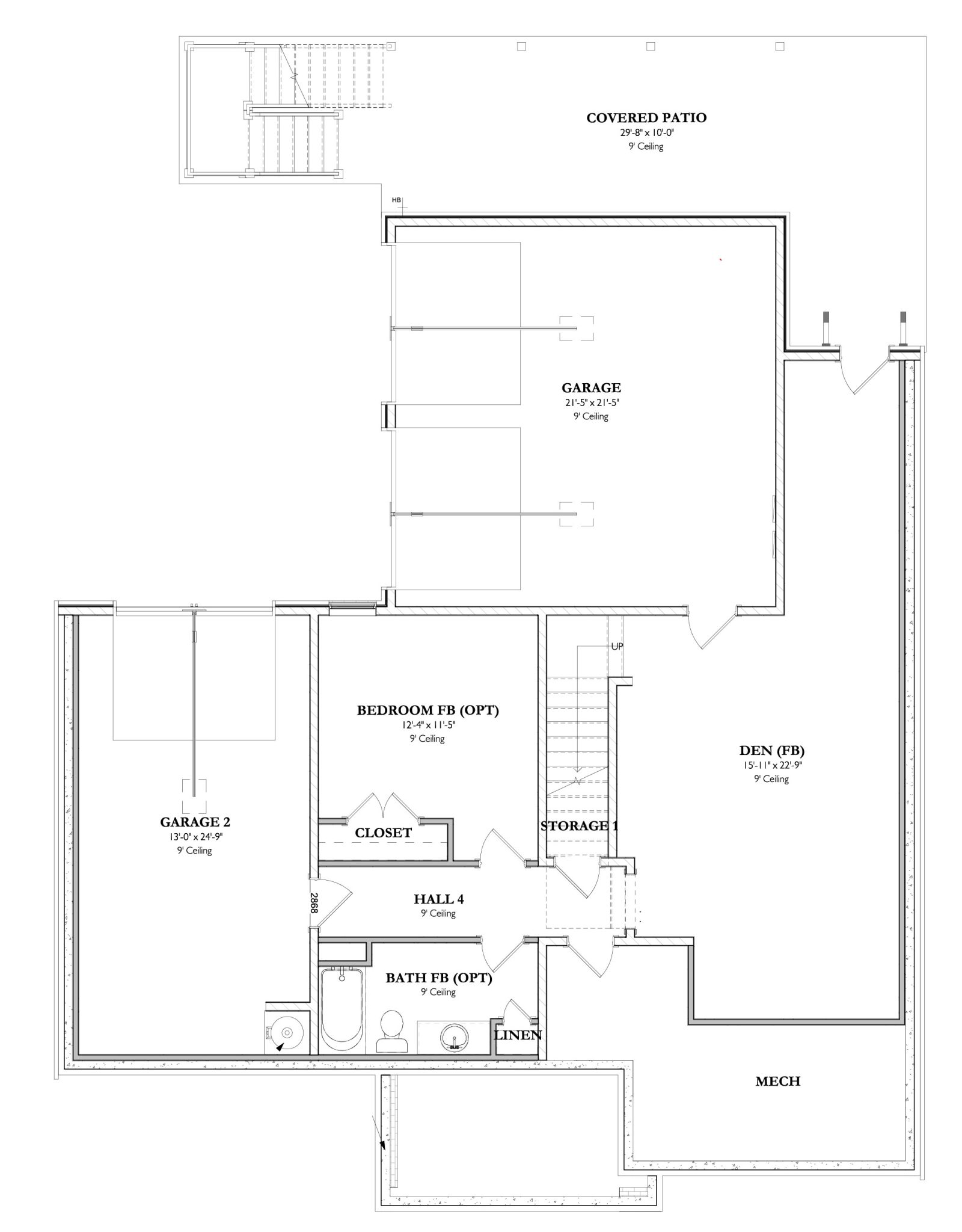 The Haughton 1AFinished Basement Level
