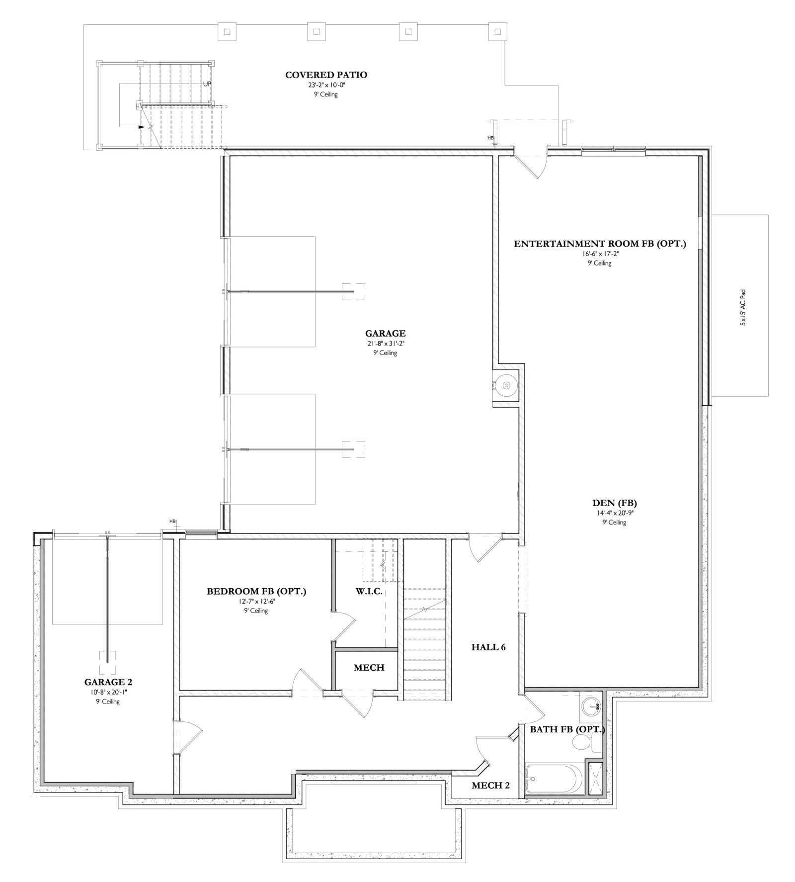 The Keystone 5B- Home Site 117Basement Level