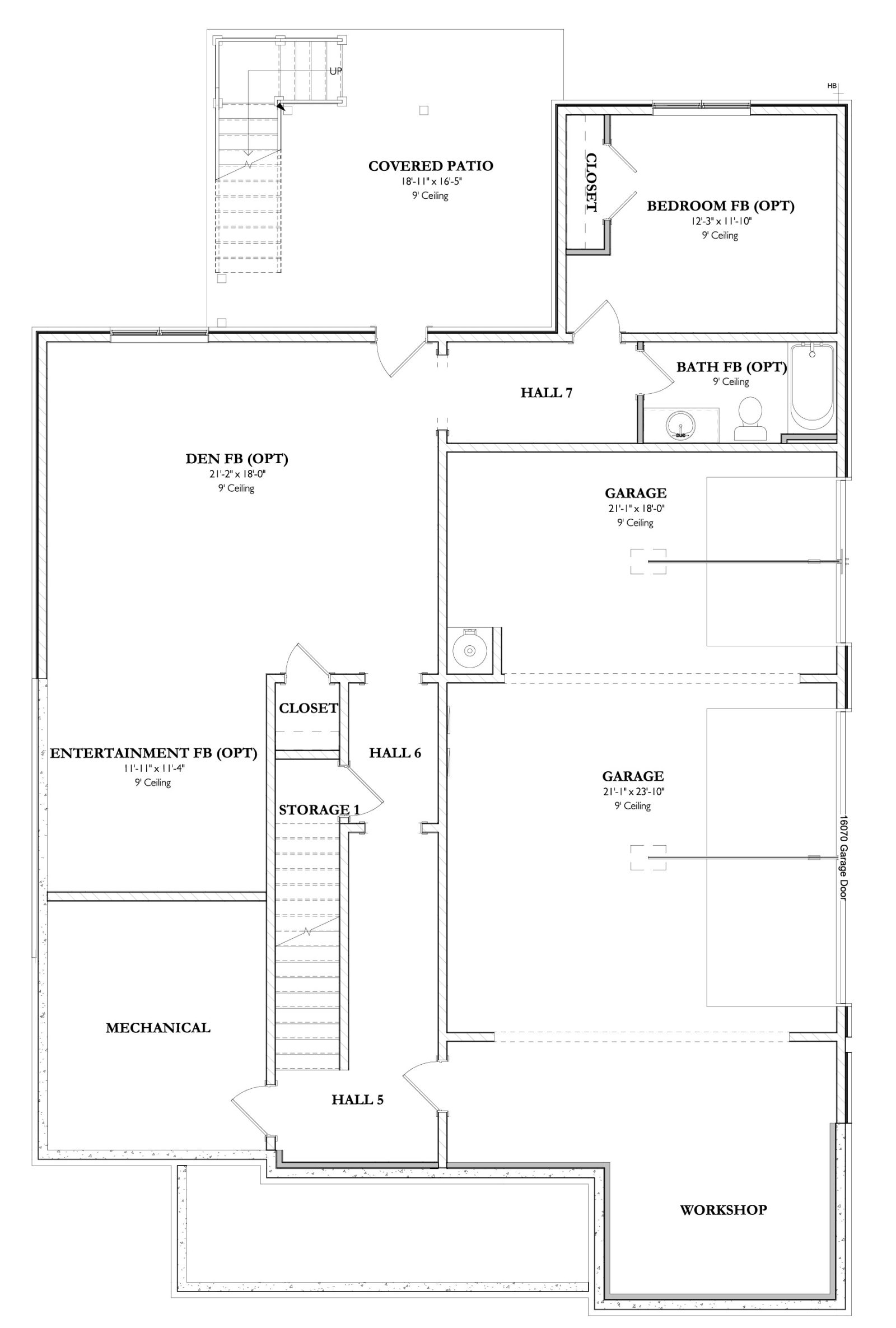 The Adler 1AFinished Basement Level