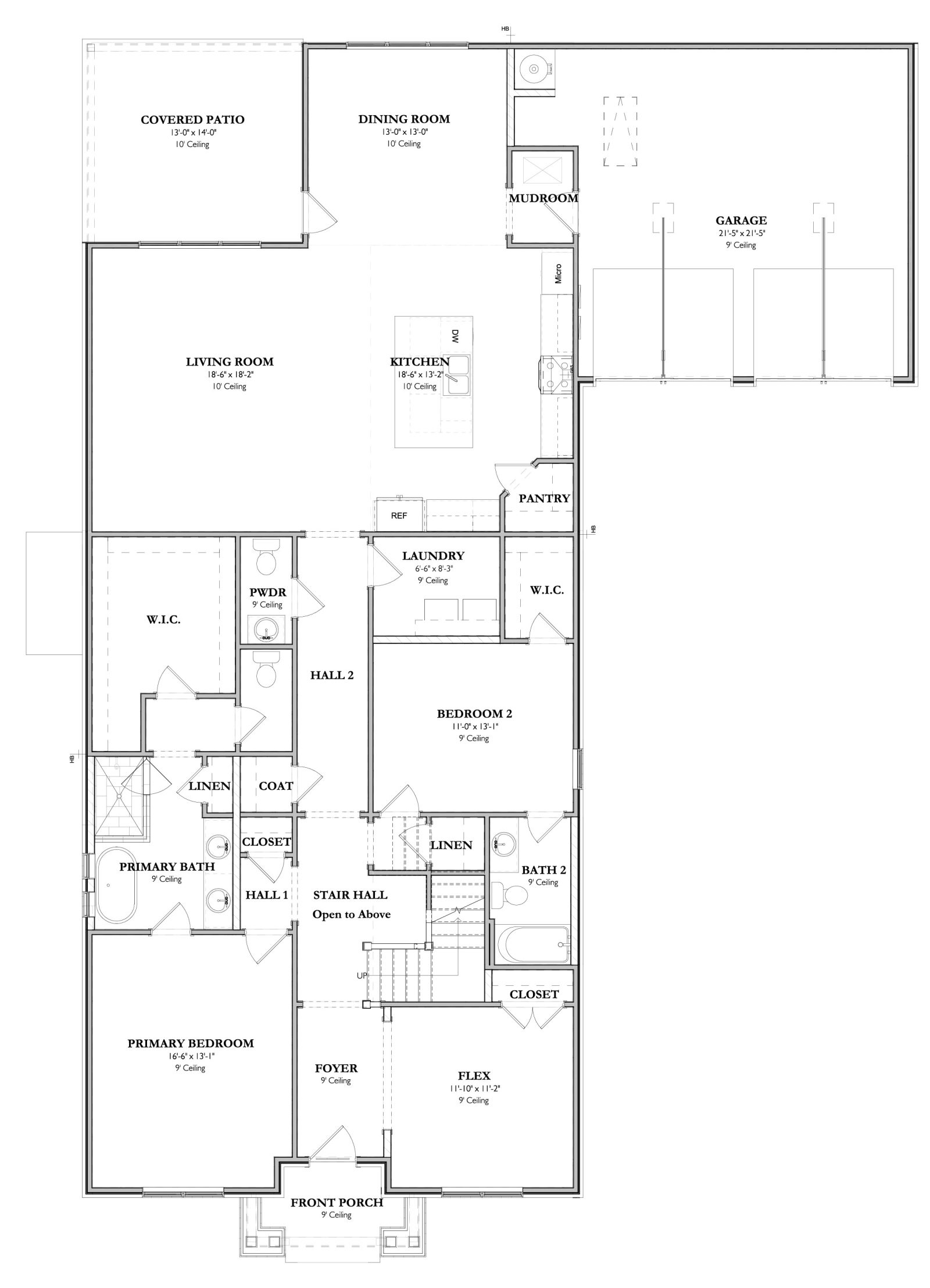 The Rushton 1BMain Level