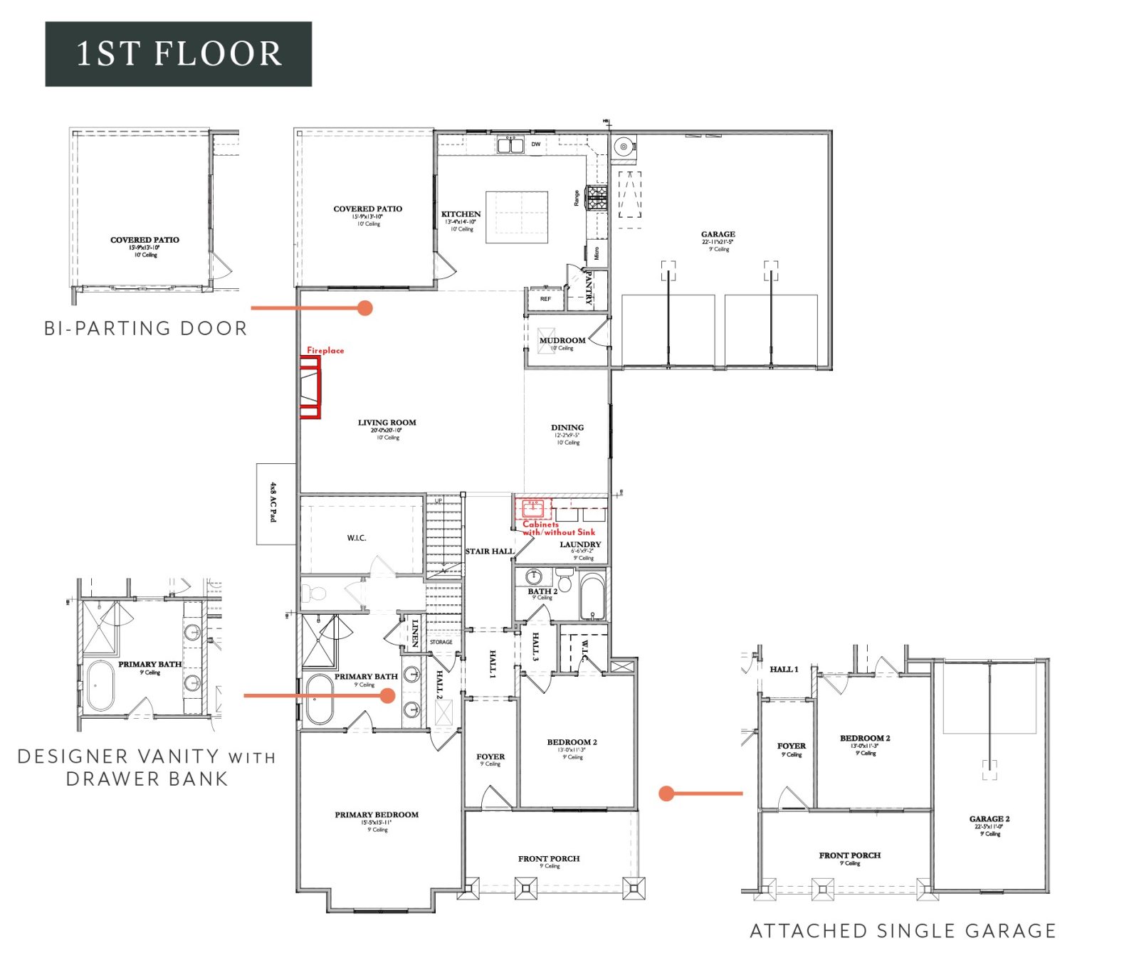 The Murphy 3E- Home Site 1838Main Level 