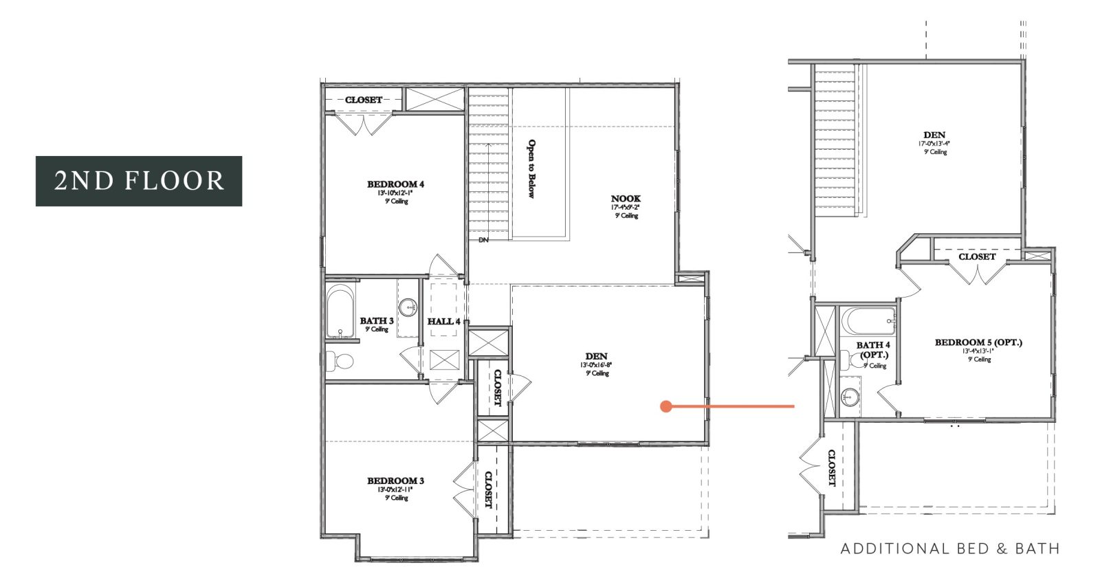 The Murphy 3E- Home Site 1838Upper Level