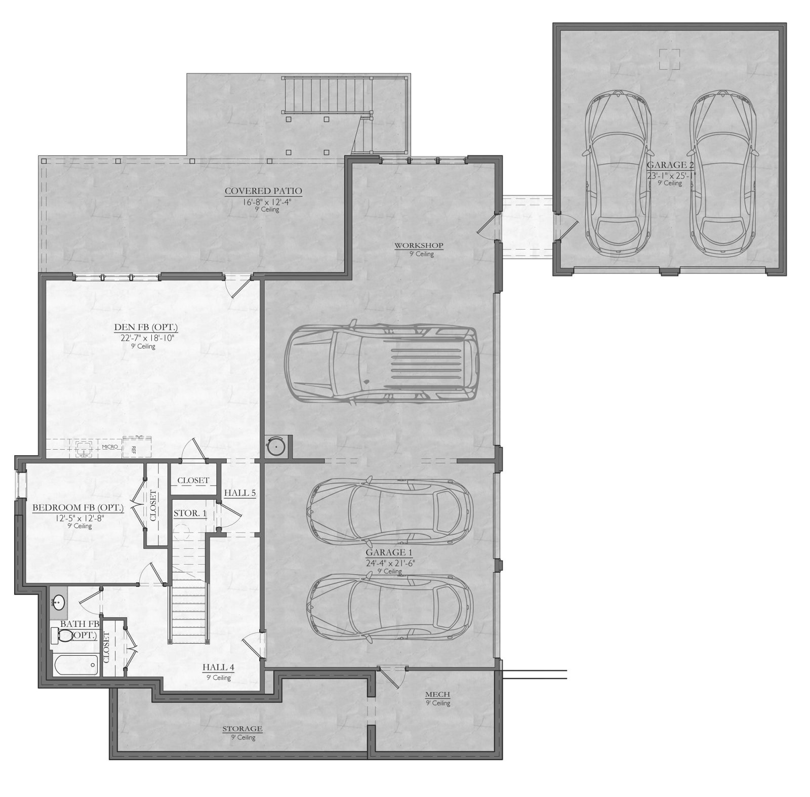 The Vail Craftsman- Home Site 85 in GlasscottBasement Level