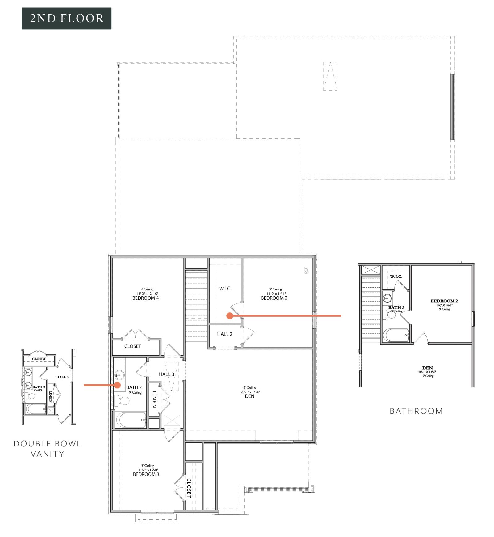 The Rigby 1D- Home Site 1942Upper Level