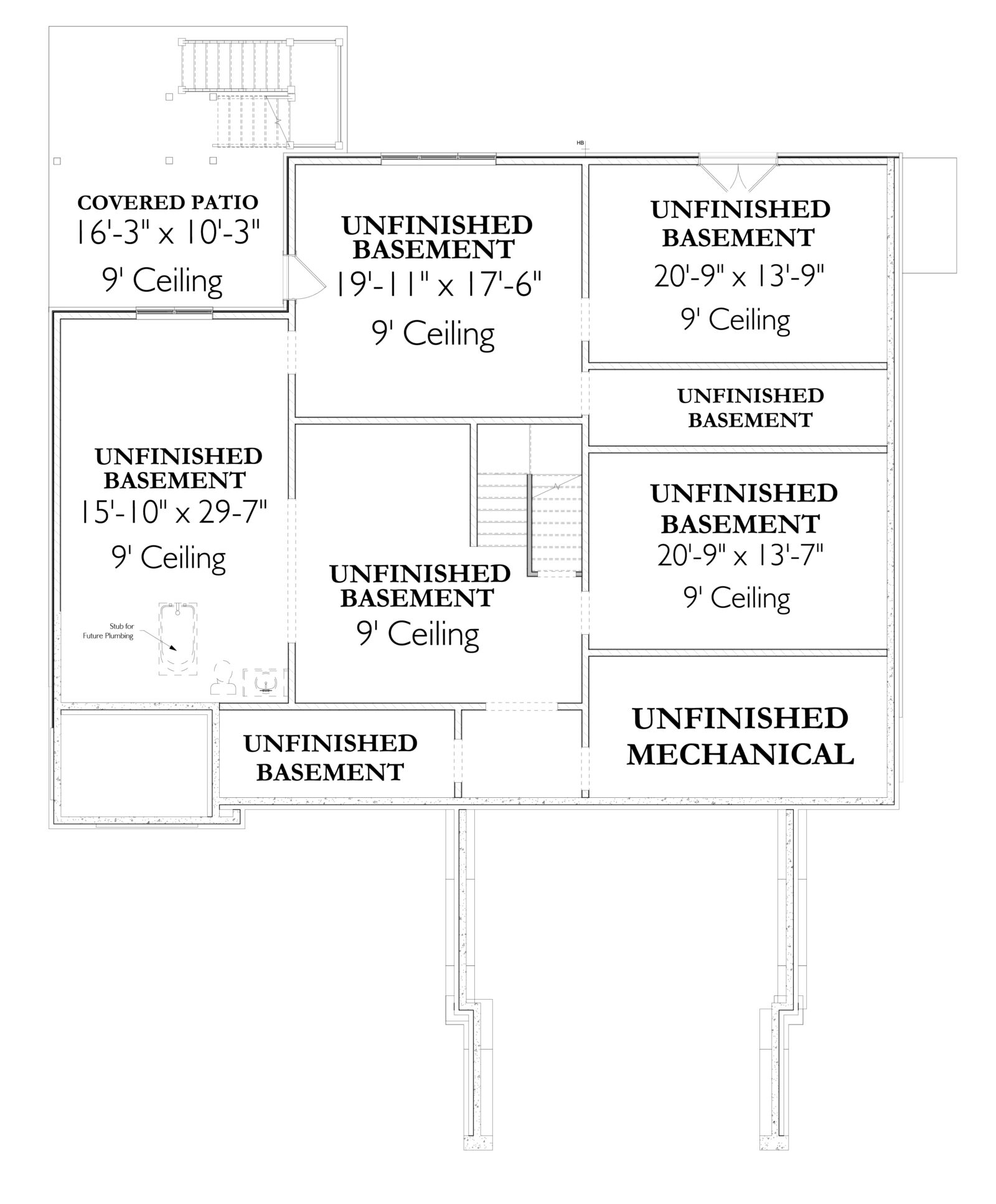 The Haven 1ABasement Level