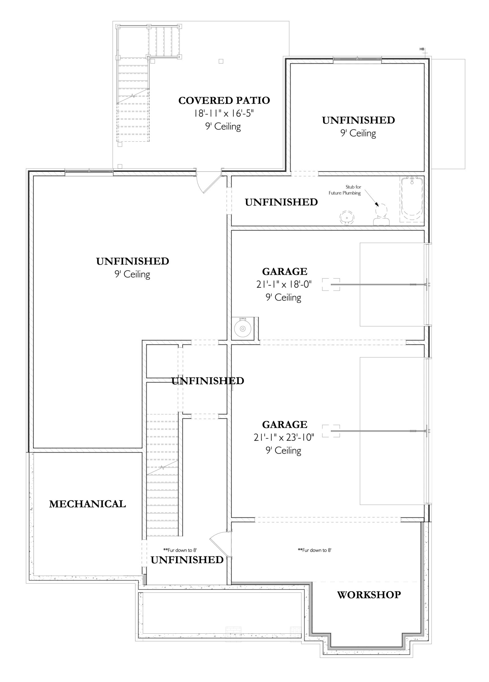 The Adler 3B BasementBasement Level
