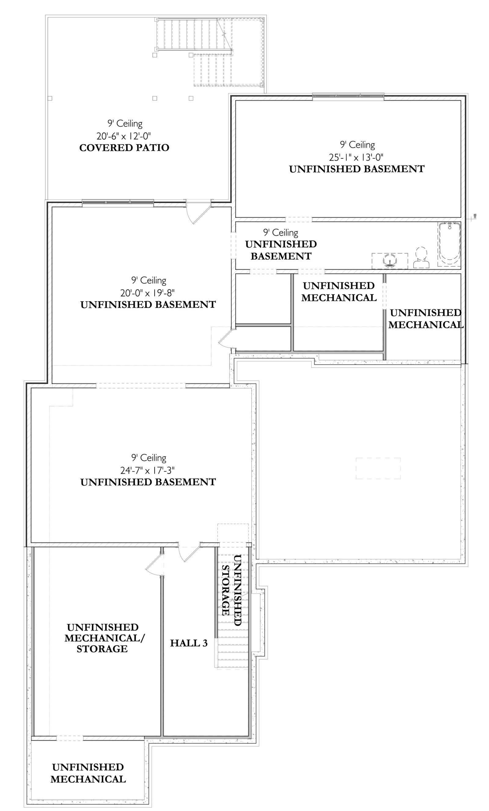 The Signature Galloway 1A BasementBasement Level