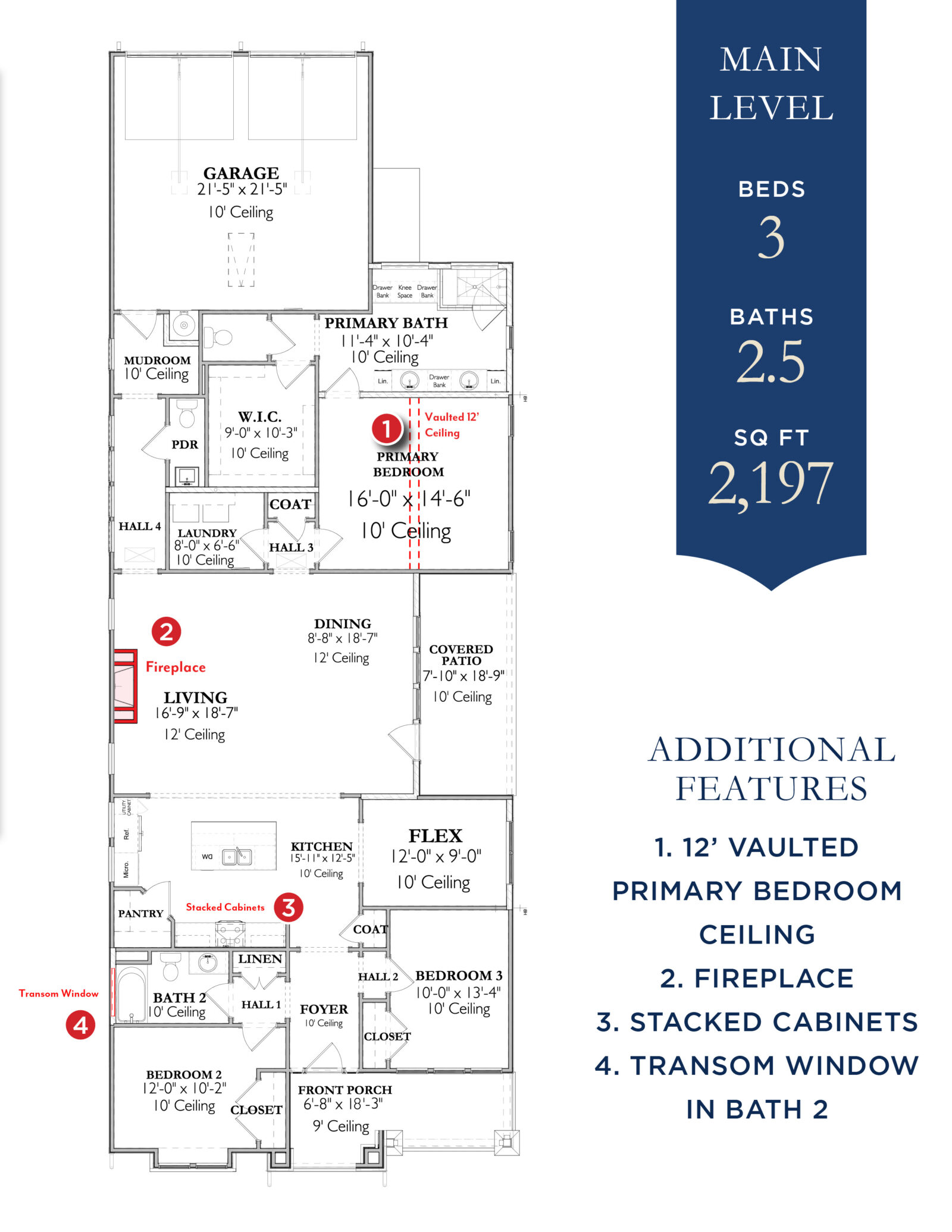 The Hollis 3A- Home Site 5433Main Level