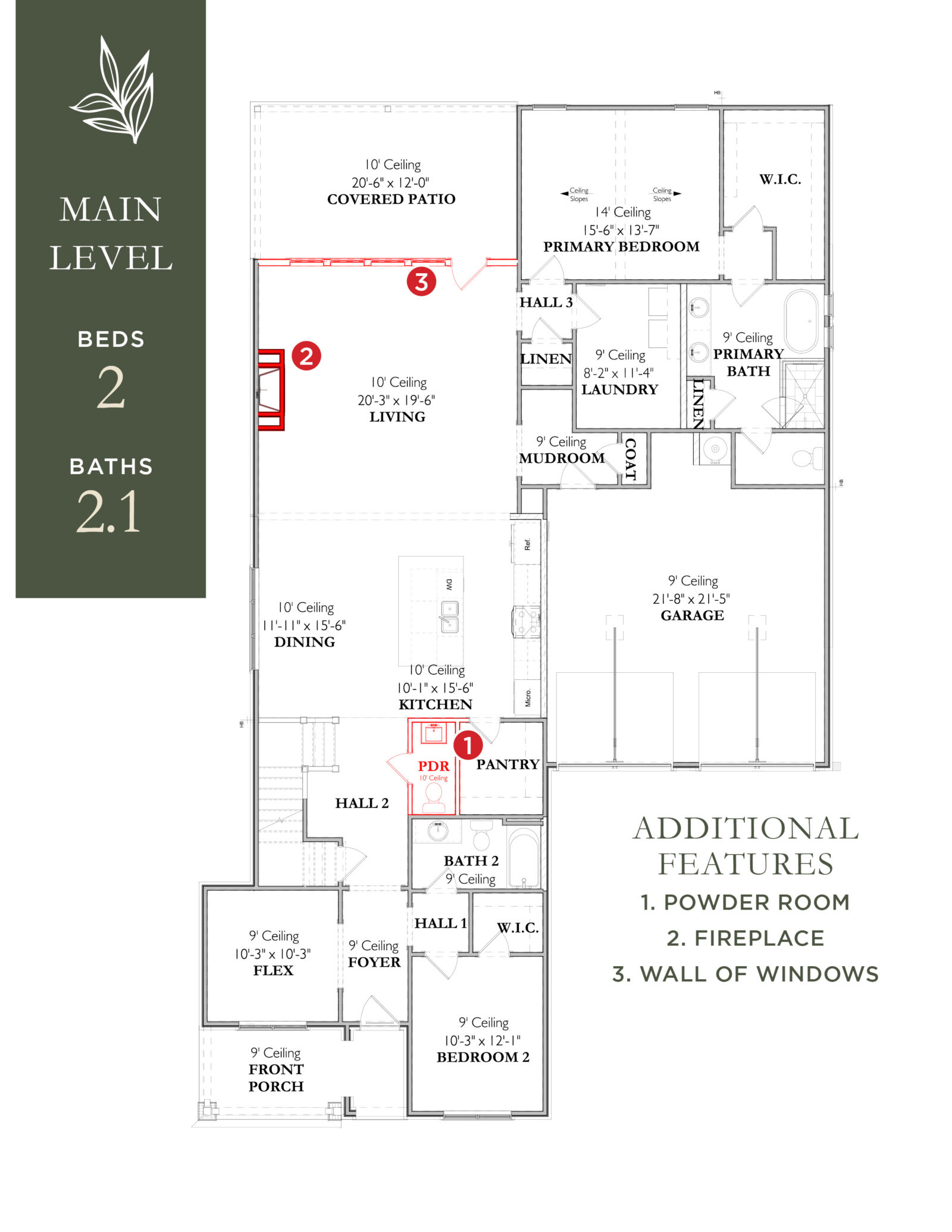 The Darcy 2B- Home Site 6012Main Level