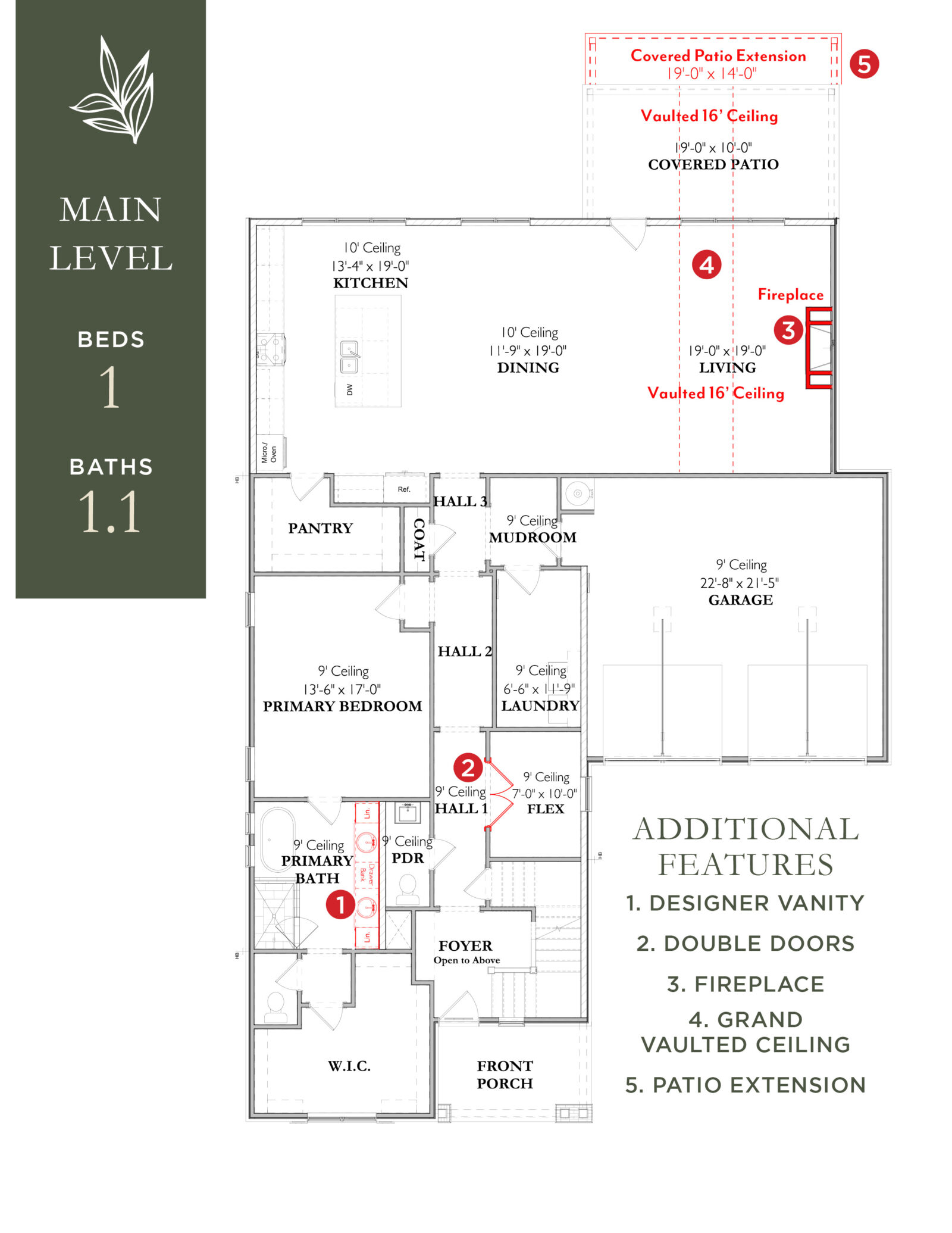 The Mabel 2B- Home Site 6015Main Level