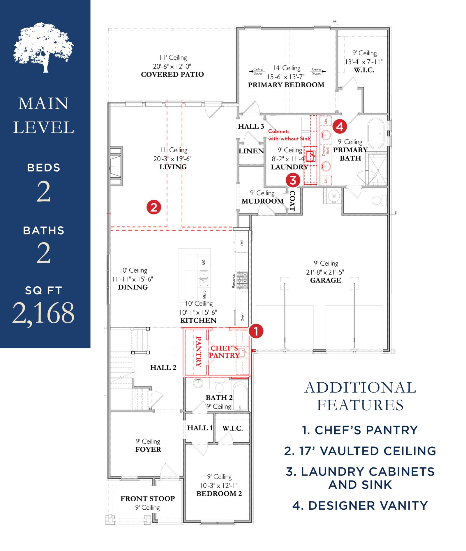 The Darcy 1B- Home Site 11Main Level