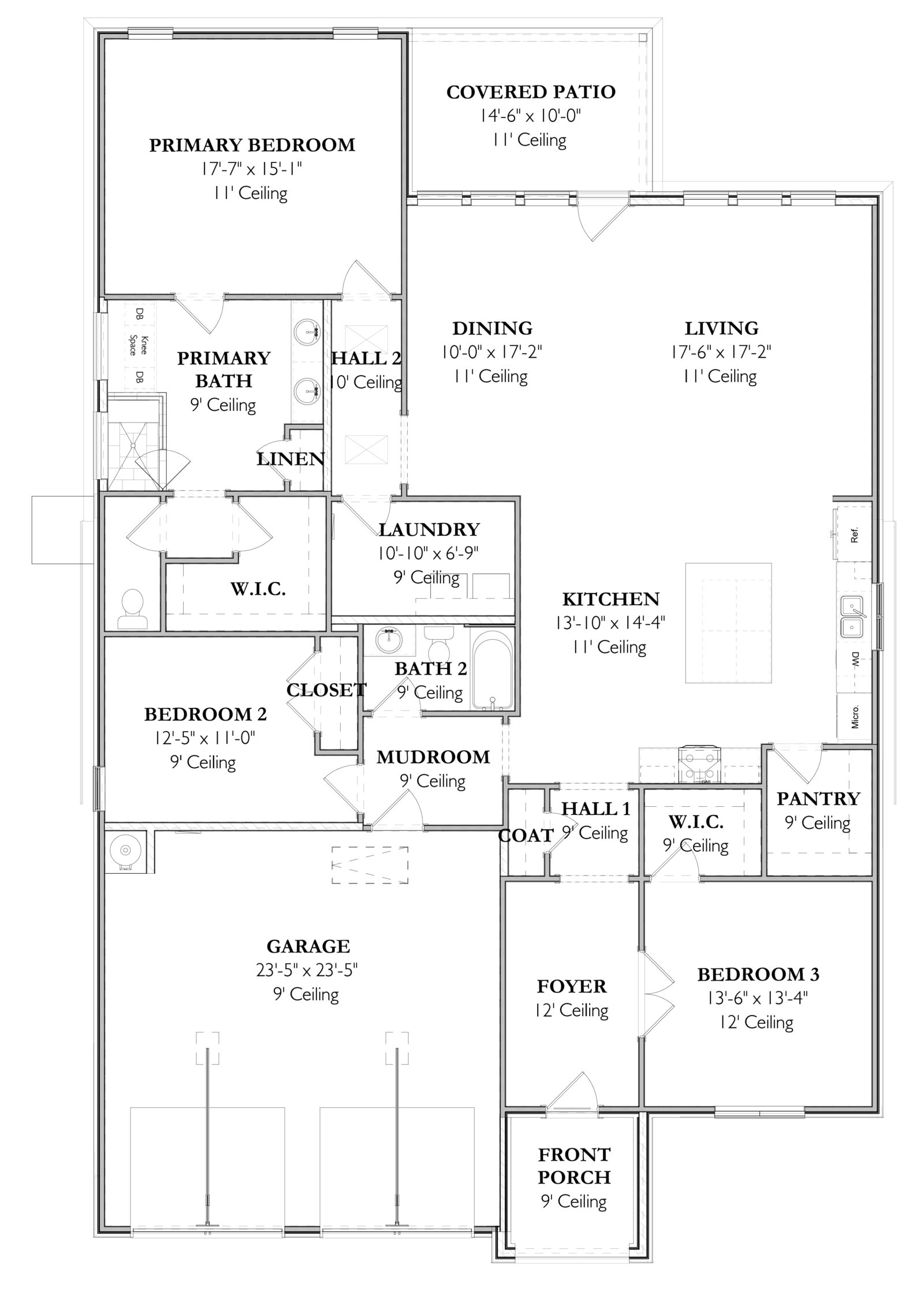 The Lakewood 3BMain Level