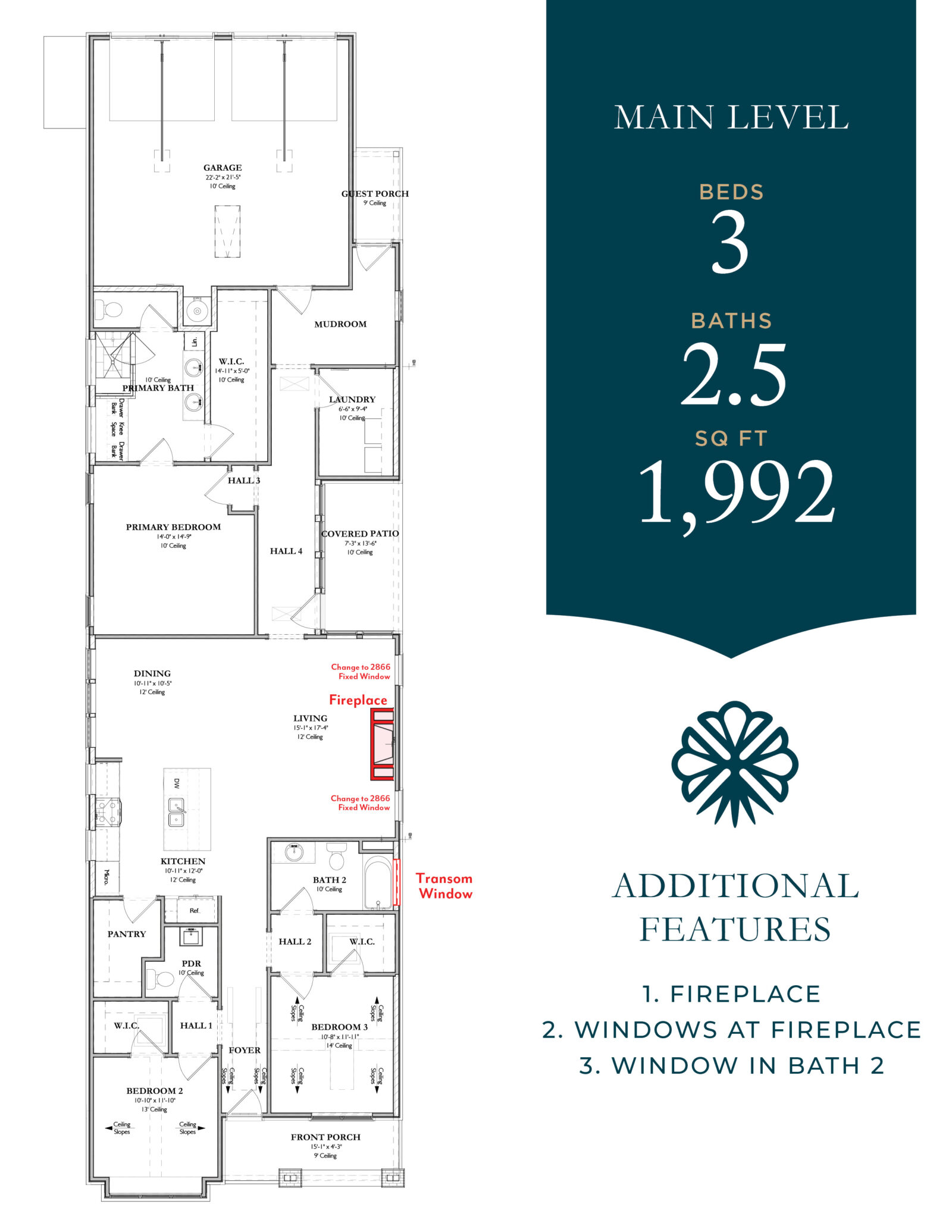 The Linden 1B- Home Site 5480Main Level
