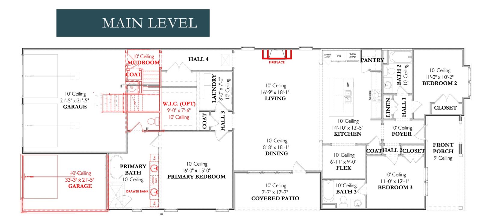 The Hollis 1B- Home Site 155Main Level
